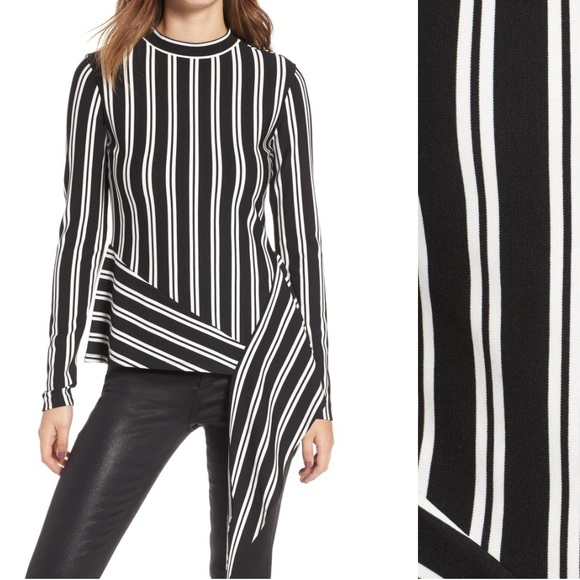 Leith asymmetrical hem top M - Picture 1 of 7